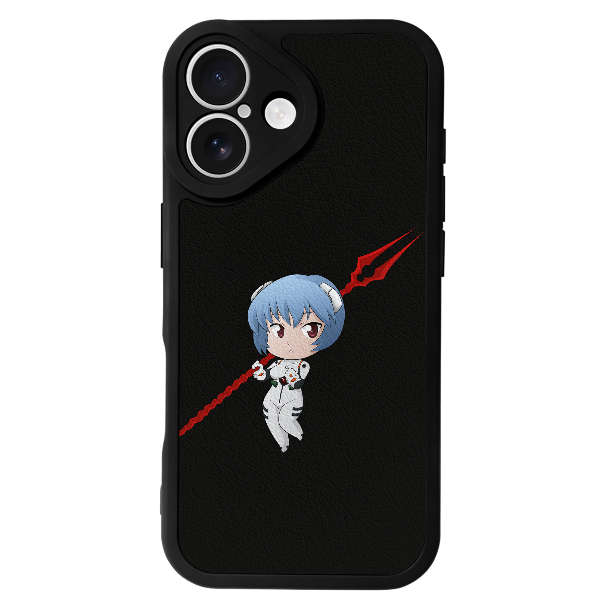 （画像用） EVA 新世紀エヴァンゲリオン 【iPhone 16シリーズ対応】シリコンスマホケース（レザー調） 材質：シリコン